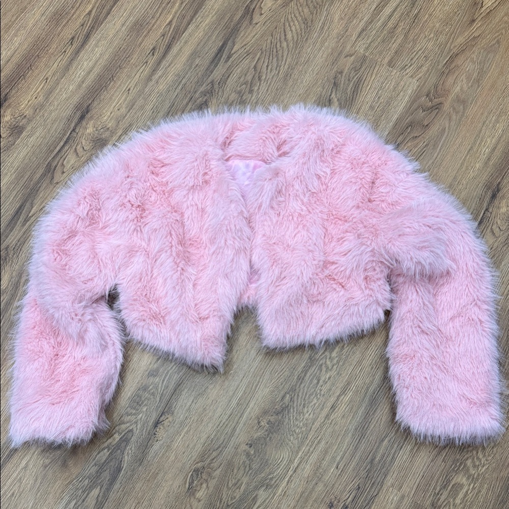 Pink Fuzzy Jacket